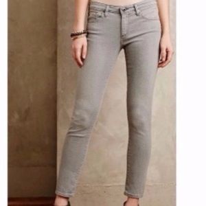 AG The Stevie Skinny Jeans in Grey